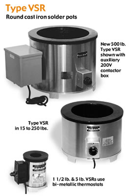 Round Solder Pots