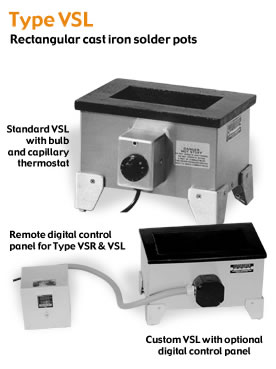 Square Solder Pots
